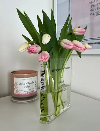  Book-Shaped Flower Vase