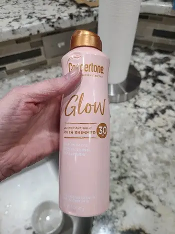 Coppertone Glow with Shimmer SPF 30 Sunscreen Spray