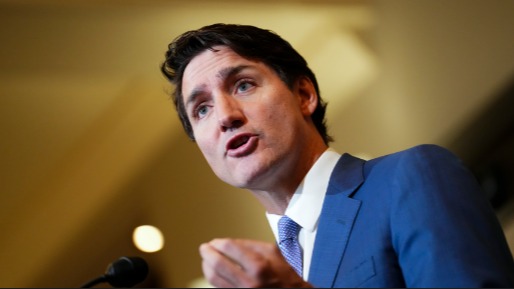 Prime Minister Justin Trudeau holds a press conference on Parliament Hill in Ottawa Thursday, Oct. 24, 2024. (Sean Kilpatrick/The Canadian Press via AP)